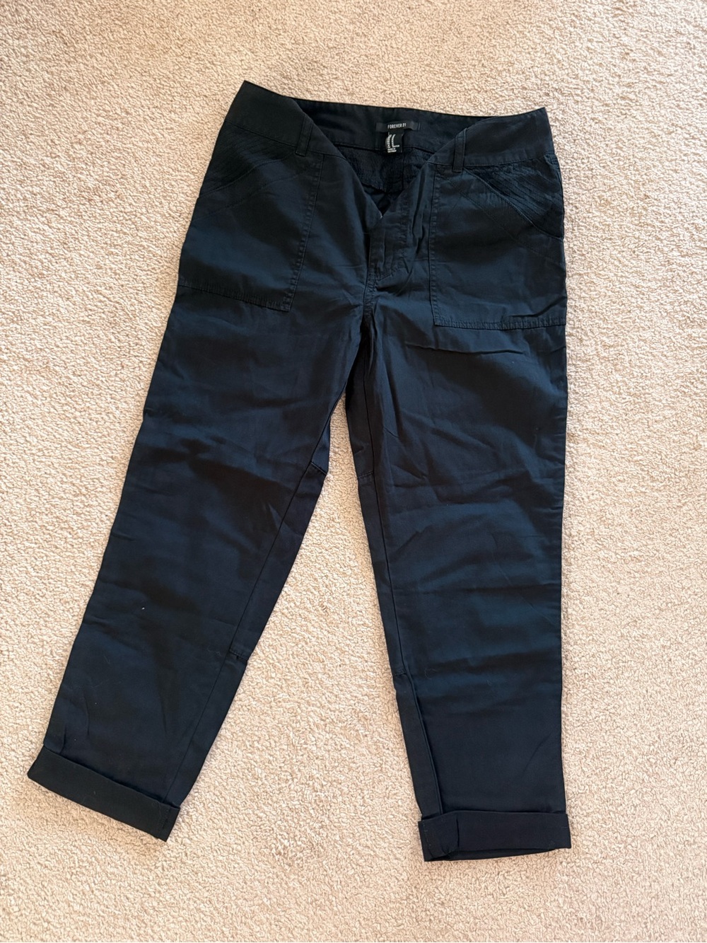 Forever 21 Women’s Black Chino Pants